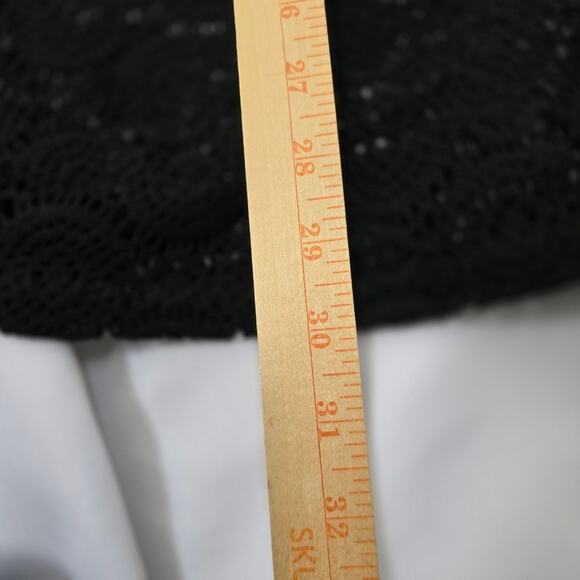 Black Semi Sheer Dress Cover Up  Witchy Goth Dark Fairy Vampirecore Raven  M - Picture 3 of 7